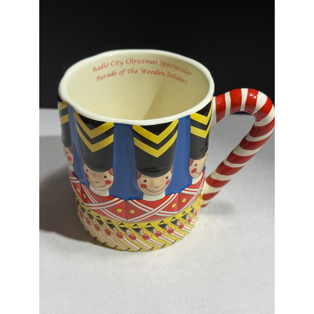 Radio City Christmas Spectacular Parade of The Wooden Soldiers Mug Candy Cane